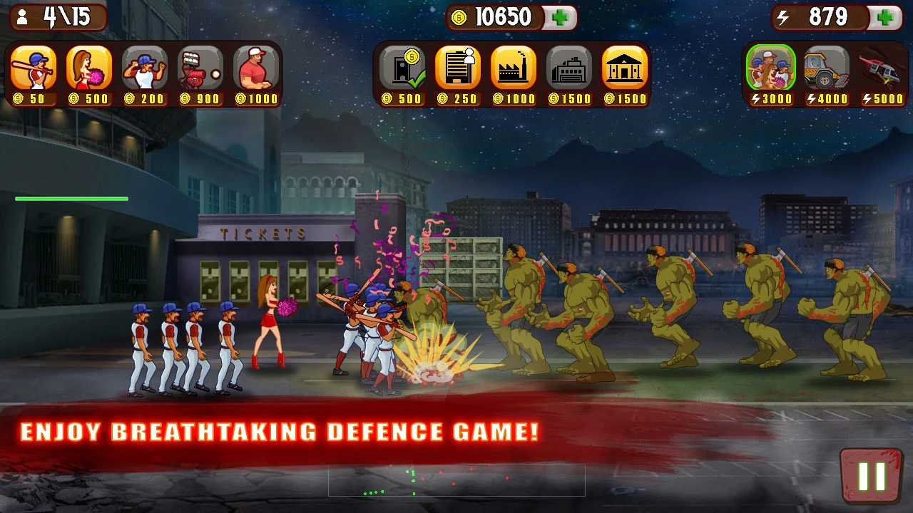 Baseball Vs Zombies screenshot