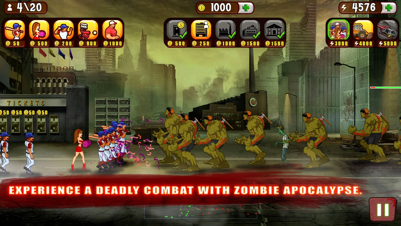 Baseball Vs Zombies screenshot